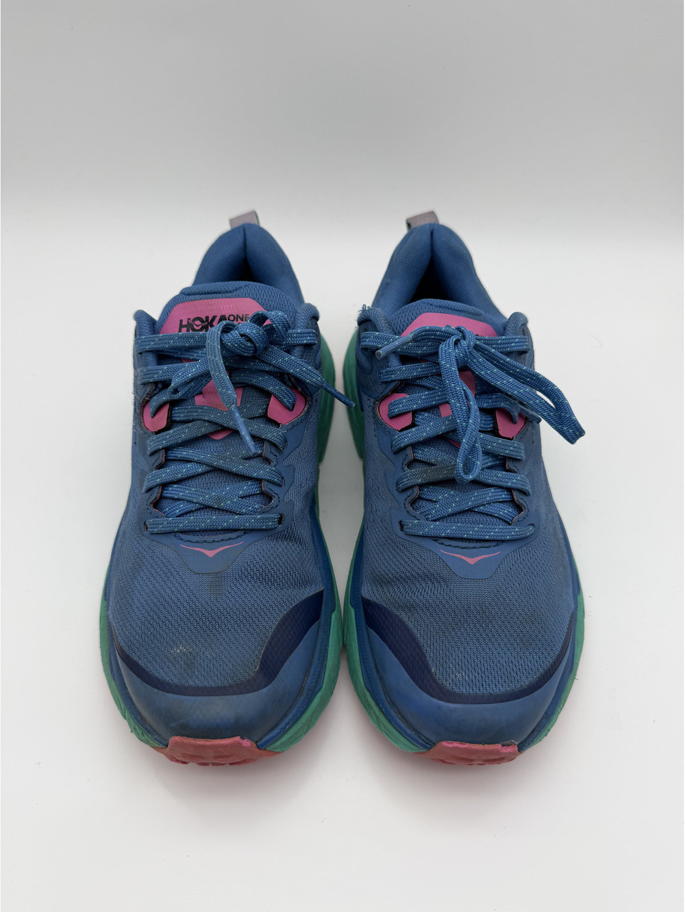 Hoka One One Challenger ATR 6 Women's Running Shoes Size 7B Blue Pink